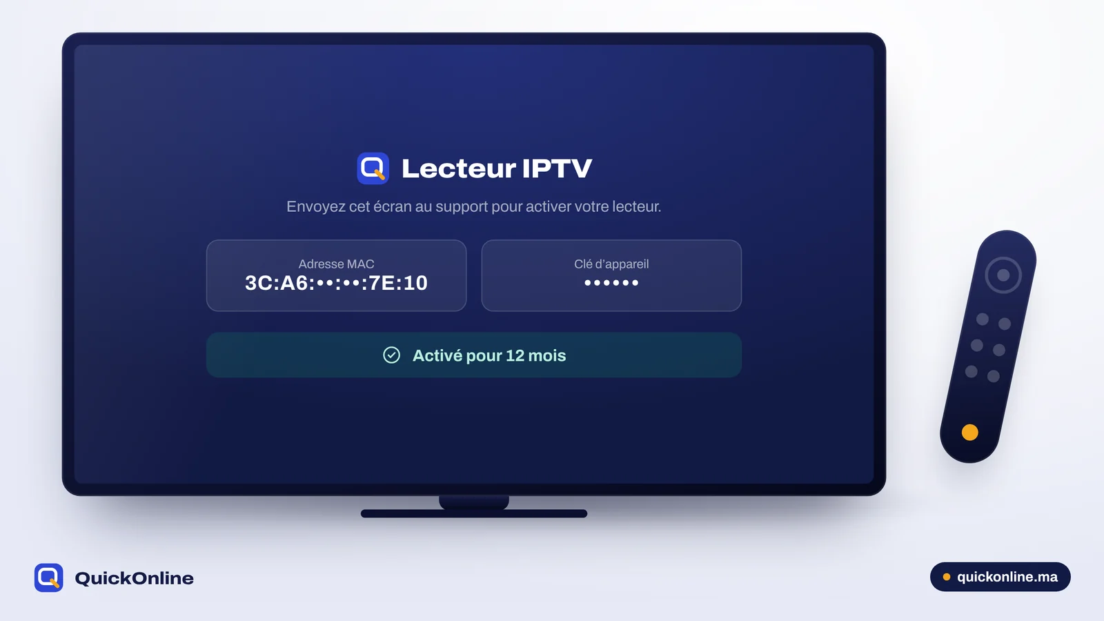Activation d’un lecteur IPTV par adresse MAC sur une Smart TV Samsung ou LG